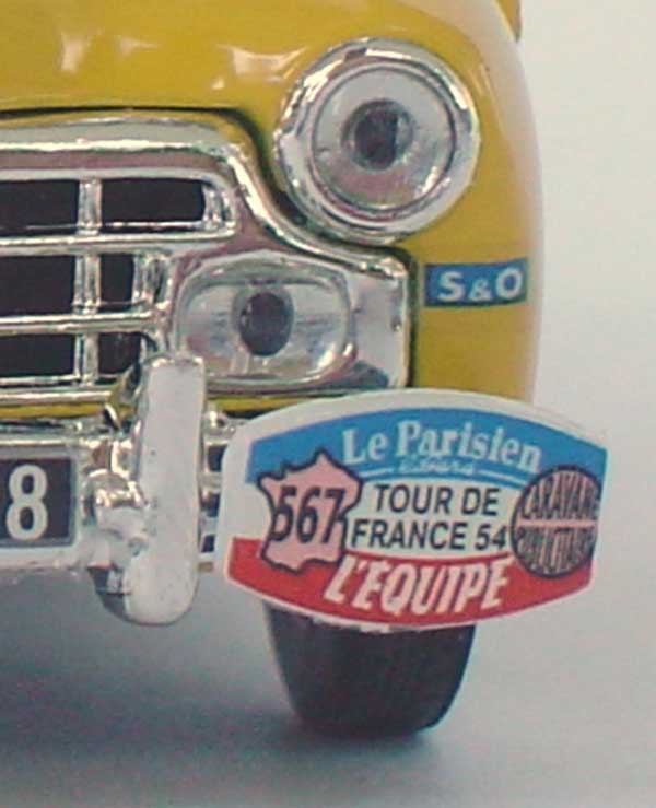 Norev - Tour de France 1954 - Peugeot 203 Commerciale KLG