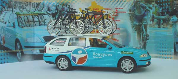 Norev - Tour de France - Skoda Octavia Combi Bouygues Telecom